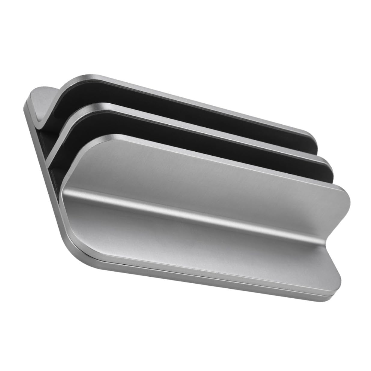 TEHAUX Soporte Vertical Doble para Portátil Base para Portátil de Aleación de Aluminio de Escritorio para Trabajo Oficina o Estudio para Tableta