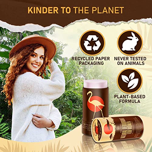 All Natural Coconut And Vanilla Aluminum Free Deodorant Stick For Women - Plastic Free, Zero Waste Body Odor Eliminator - Convenient Travel Size And Uplifting Fresh Smell #TOP2