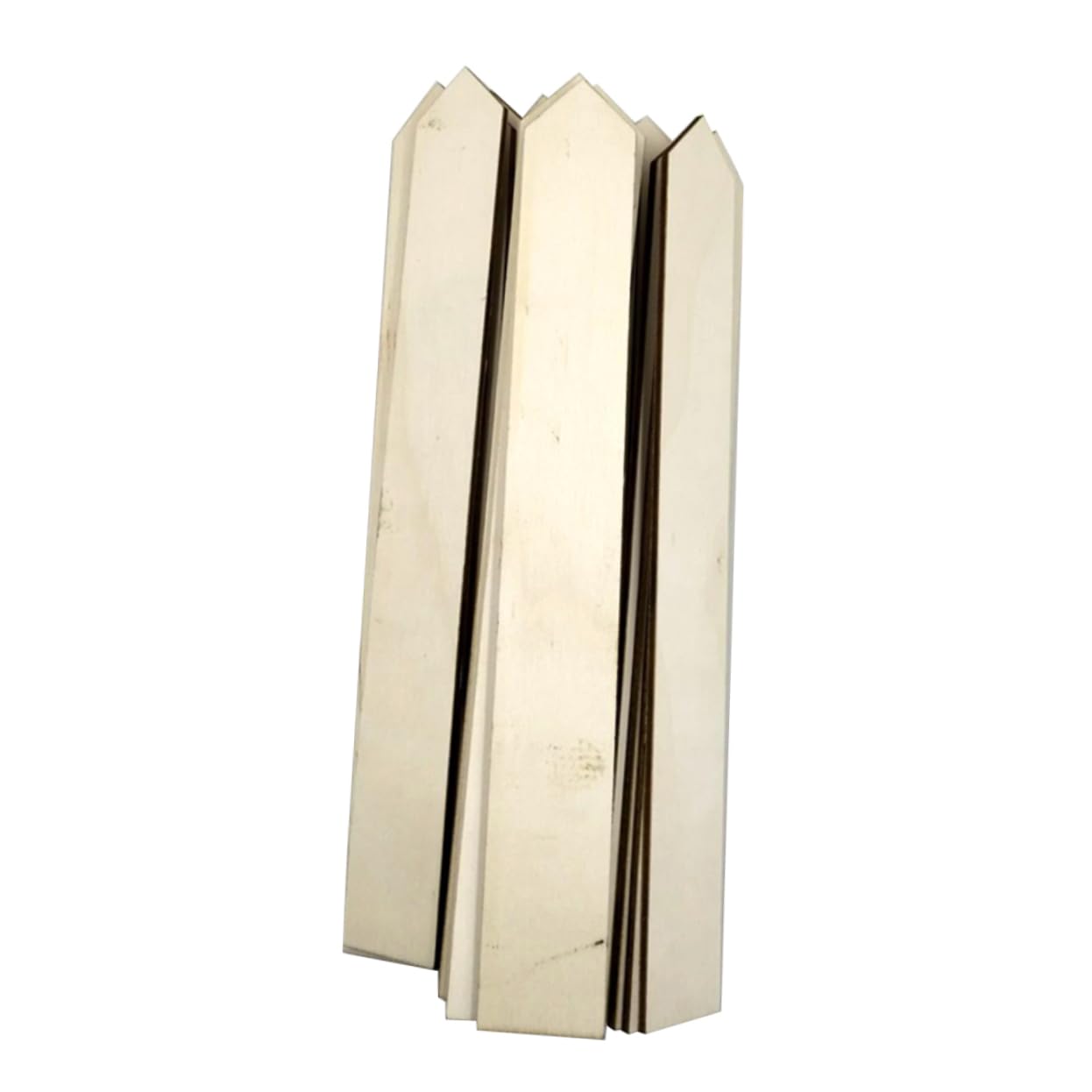 Étiquettes Marqueurs Solide de Jardin 100 24x3cm Rustiques en Bois Longues Bandes Décoratives pour Plantes pour Maison et Jardin pour Pots et Culture Extérieure