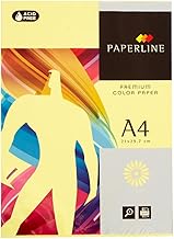 Pack 500 Hojas Color Amarillo Tamaño A4 80g