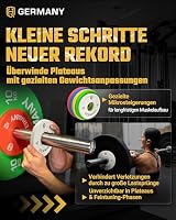 HQ Germany® Fractional Plates 2x 0,5kg [±10g] - Hantelscheiben 50mm – Ansicht 5