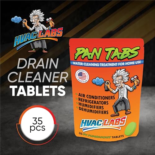 Hvac Labs MAD TABS - 35 TABS Tabs 35Pcs Pan Ac Drain Line Cleaner Condensate Neutralizer Tablets thumb #2