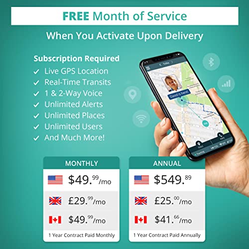 Angelsense Personal Gps Tracker For Kids, Teen, Autism, Special Needs, Elderly, Dementia - 2-Way Auto-Answer Speakerphone & Sos Button - School Bus Tracking - Easy-To-Use App #TOP3