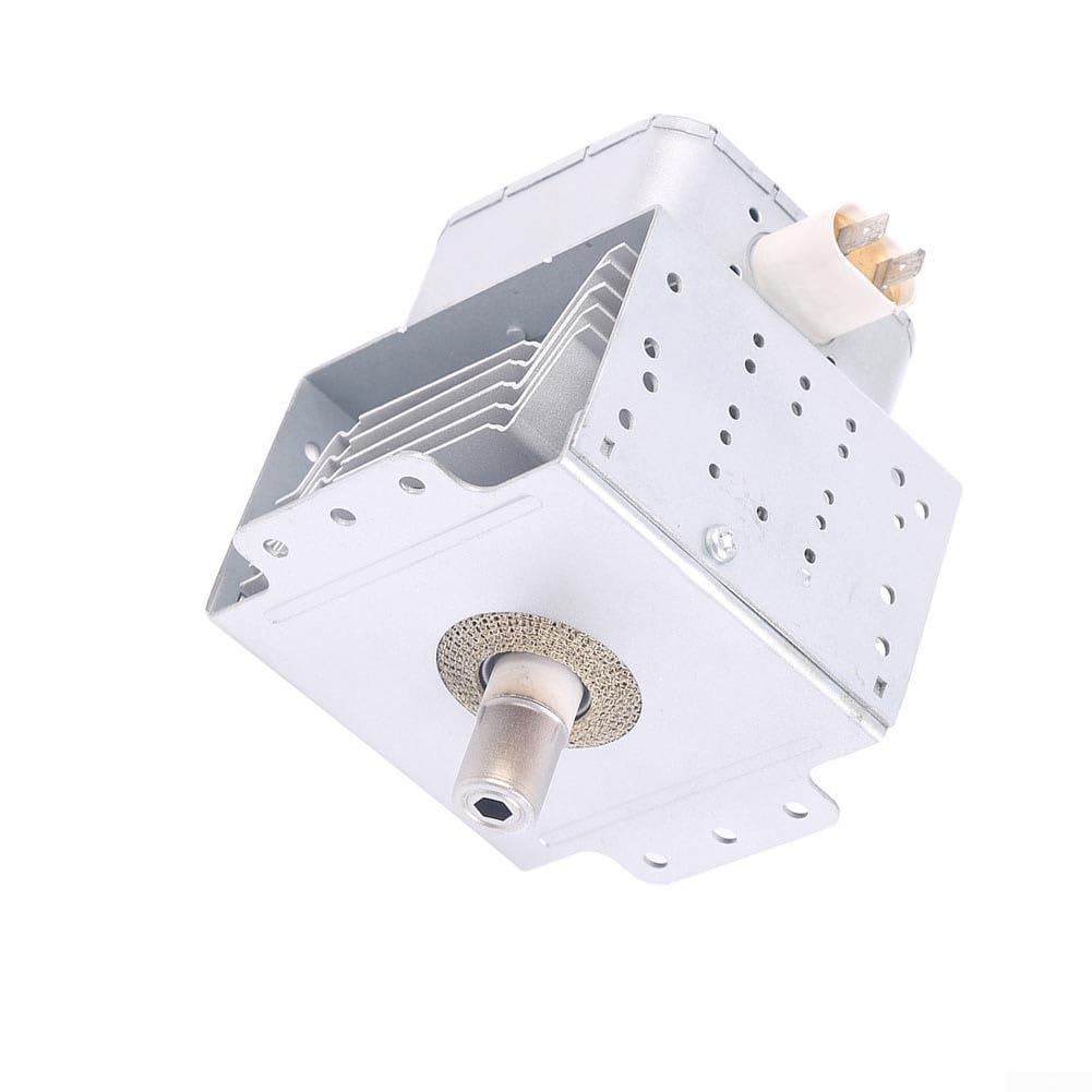 Magnetron 2M219J część zamienna do kuchenki mikrofalowej Midea Metal ABS bezpieczne wysokie napięcie 9,5 x 9,5 cm, kolor srebrny