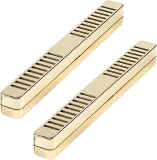 Cigar Humidifier, CSGTSWGS(2 PCS) Cigar Humidor Humidifiers Rectangle Cigar Humidifier for Humidor for Tobacco Moisturizing and Increased Humidity Keep Cigars/Tobacco Fresh(Gold)