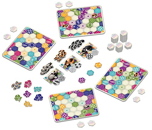 Image of Calico | A Puzzly Tile-Laying Board Game of Quilts and Cats | Great for Adults and Kids | Includes a Family Variant for Easy Play | 1-4 Players