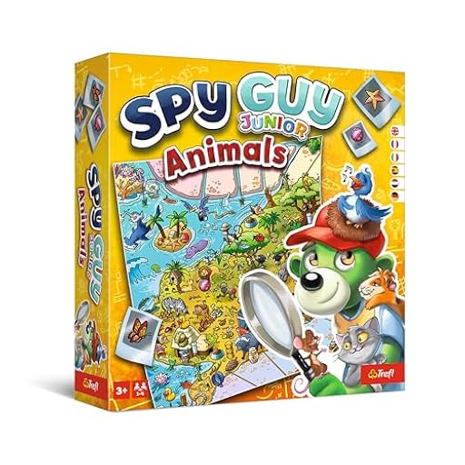 Trefl - Spy Guy Junior Animals - Juego cooperativo de Detectives para pequeños Jugadores, Juego de Mesa, Busca Pruebas y Captura al Delincuente, Tablero Enorme, para niños a Partir de 3 años | Ya disponible en tu tienda friki favorita! En mundofriki.es! Trefl - Spy Guy Junior Animals - Juego cooperativo de Detectives para pequeños Jugadores, Juego de Mesa, Busca Pruebas y Captura al Delincuente, Tablero Enorme, para niños a Partir de 3 años | Ya disponible en tu tienda friki favorita! En mundofriki.es!