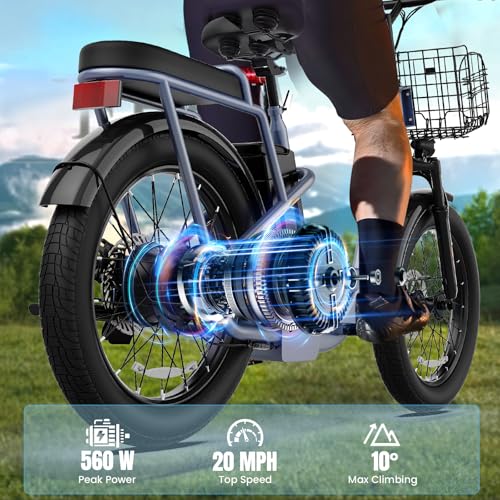 Image of Caroma Peak 1200W Electric Scooter with Seat, 20 inch Tires,30Miles&20MPH | All Terrain E Scooter with 2 Seats,Adjustable Electric Scooter for Adults with Basket,Adult Electric Bicycles Style Scooter