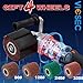 VICSEC 1400W Electric Burnishing Polishing Machine,Electric Sander Polisher, With 4 Burnishing Wheels((80# 120# 240# 320#) for Metal and Stainless Steel Polishing