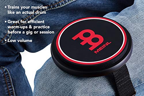Meinl Cymbals 4" Knee Drum Practice Pad, Silicone — Medium Rebound And Controlled Volume For Speed, Power And Precision, Classic Logo, 2-Year Warranty, Mkpp-4 #TOP4