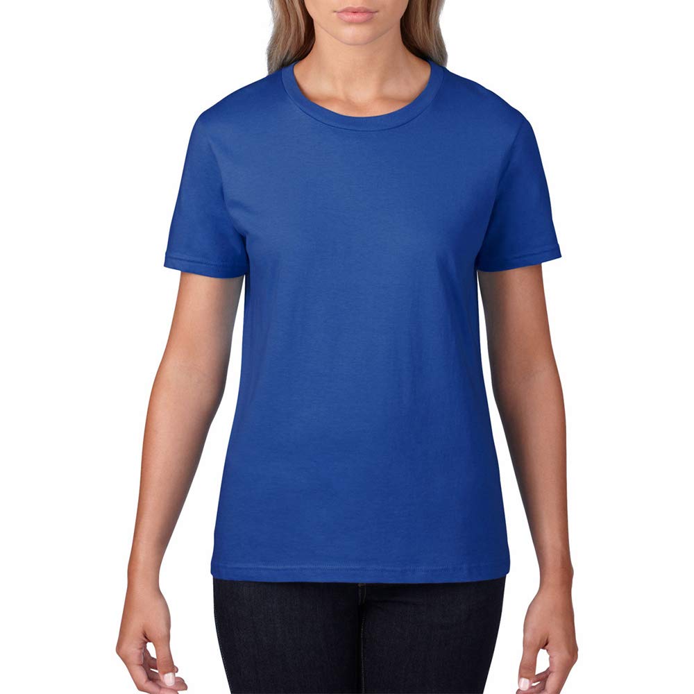 Gildan - T-Shirt Coton - Femmes (M) (Blanc)
