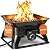 BALI OUTDOORS Propane Fire Pit Perfect for Camping Outdoor Fire Pit for Portable Firepits for Outside Outdoor Patio