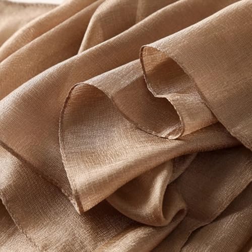 Alexis Leroy 70.9 * 37.4 Inch Satin-Feel Shawl Solid Color Lightweight Wrap for Women, Evening Cover & Travel Easy Care4