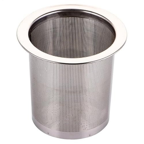 Infusor de té de acero inoxidable - Colador de malla fina para té Herramienta de filtrado para especias y té, adecuada para teteras estándar, tazas de té y vasos de infusión