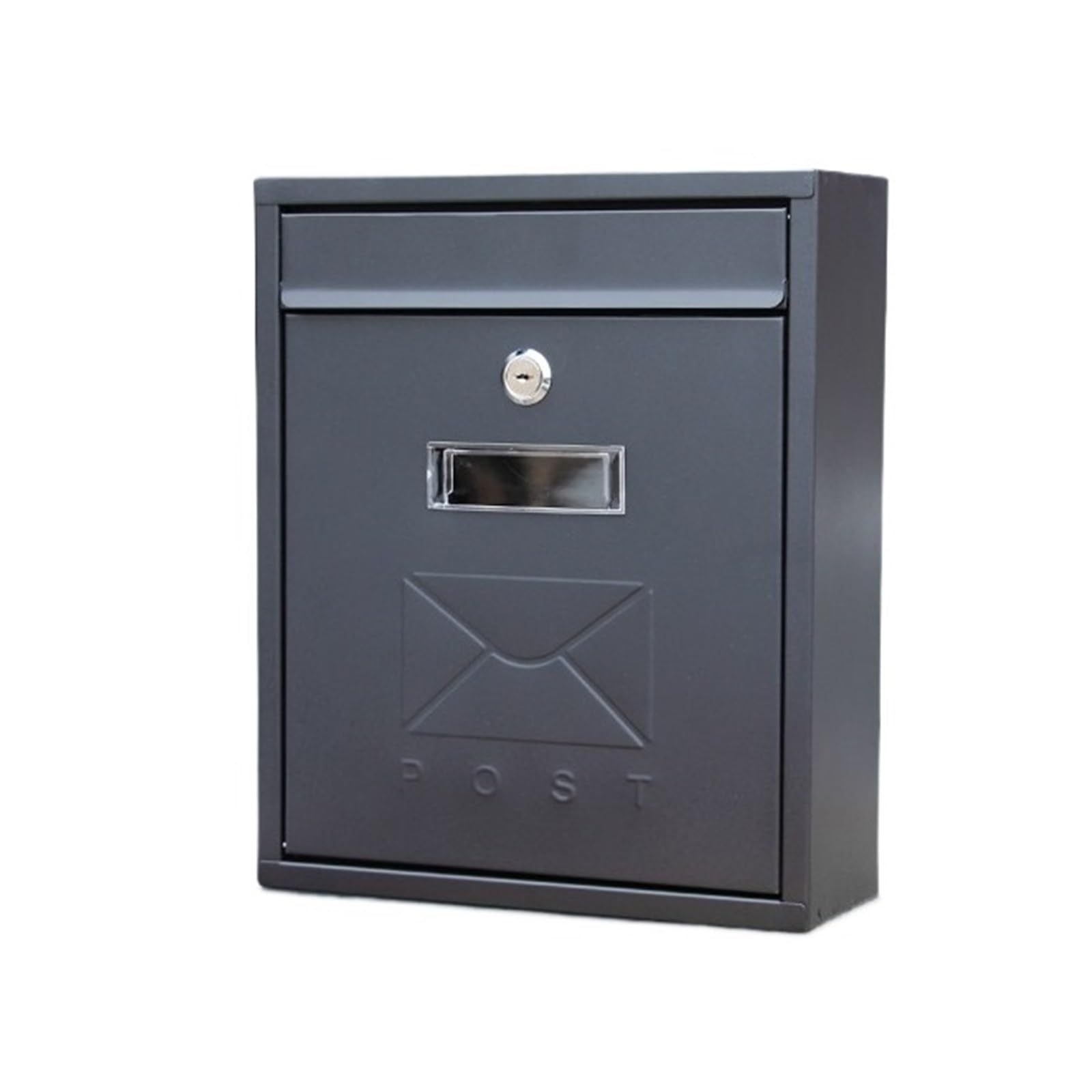 Vintage Letter Box Mailbox Wall Mounted Lockable Mailbox Outdoor Outside Postbox Parcel Box Outdoor Lockable