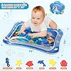 Infinno Inflatable Tummy Time Mat Premium Baby Water Play Mat for Infants and Toddlers Baby Toys for 3 to 24 Months, Strengthen Your Baby's Muscles, Portable #3
