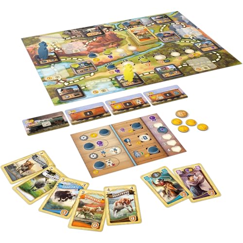 Great Western Trail El Paso Board Game - Fast-Paced Cattle Trade Strategy Game, Compact, Travel-Friendly for Kids & Adults, Ages 12+, 1-4 Players, 60-90 Min Playtime Made by Lookout Games by Lookout - Image 2