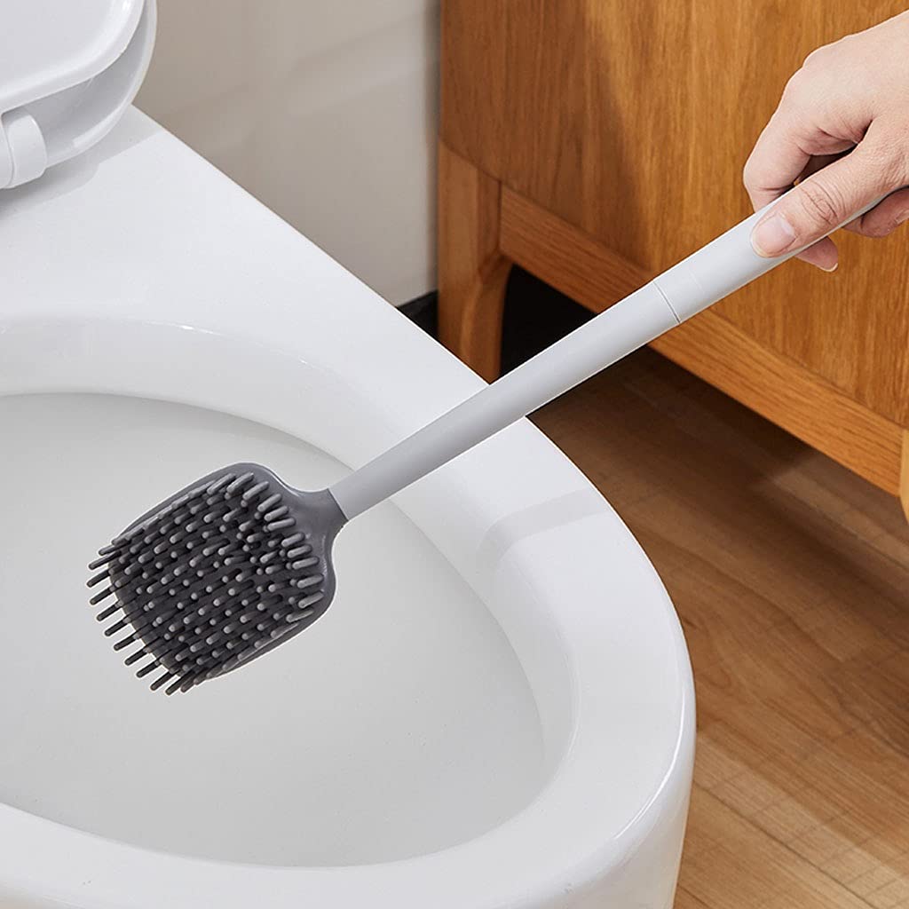 Brosse de toilette Brosse de toilette magnétique murale Brosse de toilette en silicone Design créatif Brosse de toilette Ménage Salle de bain Brosse de toilette Kit de nettoyage Brosse de nettoyage de