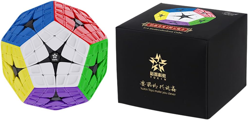 YuXin 4x4 M Megaminx Speed Cube