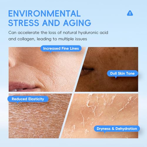YEAHDOR Hydrating Serum for Women & Men, Quick-Dry Non-Greasy Face Moisture with Soothing Feel, 0.57 Fl Oz Blue One Size