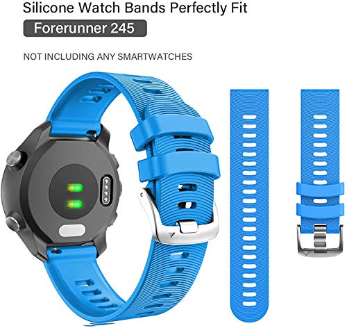 Gransho compatível com Garmin Forerunner 245 / Forerunner 245 Music Pulseira de Relógio, Pulseiras d