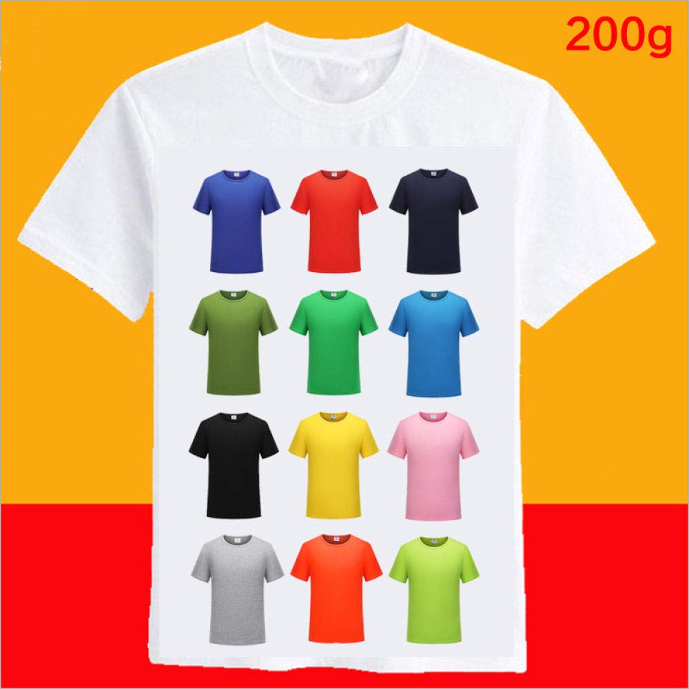 T-shirty męskie modal okrągły dekolt t-shirt kombinezon (6 sztuk), a, XL