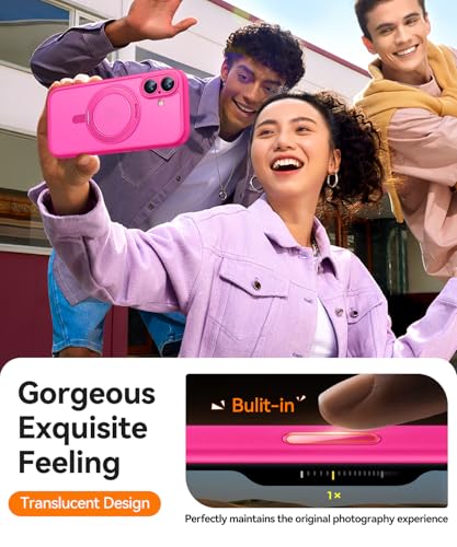 Coque iPhone 17 avec support pivotant 360 degrés et bouton camera control accessible