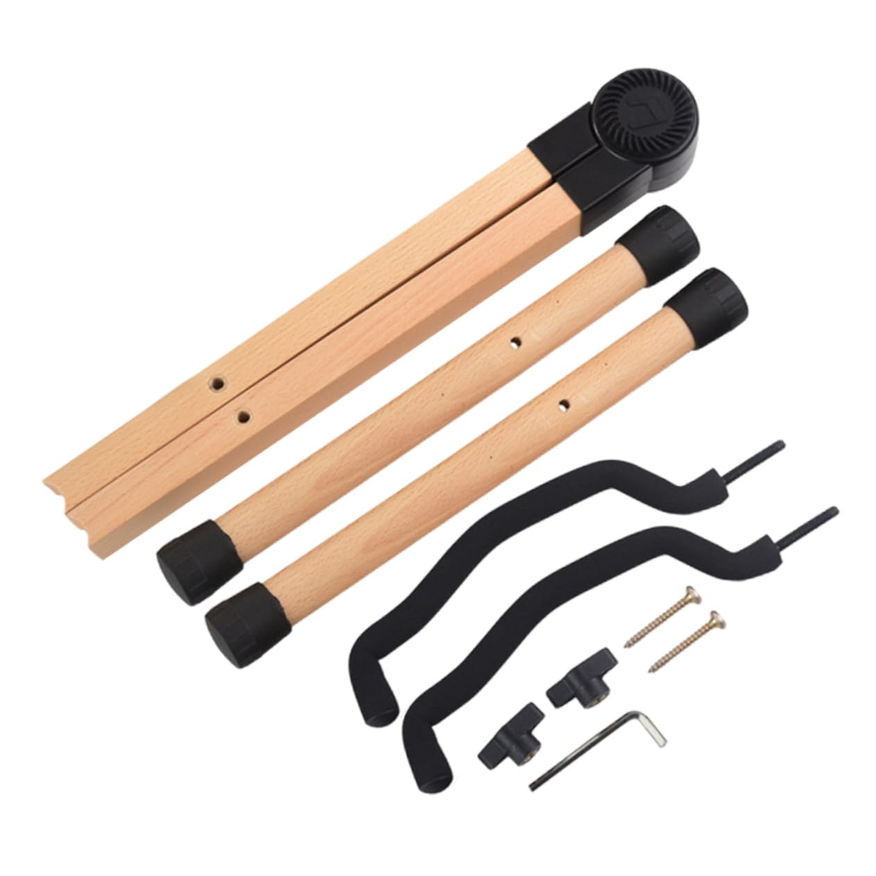 Gitarrenständer Aus Buchenholz Klappbar Stabiler Bodenständer Für Akustische Klassik Bassgitarren Universeller Faltbarer Instrumentenhalter Für Banjo Ukulele