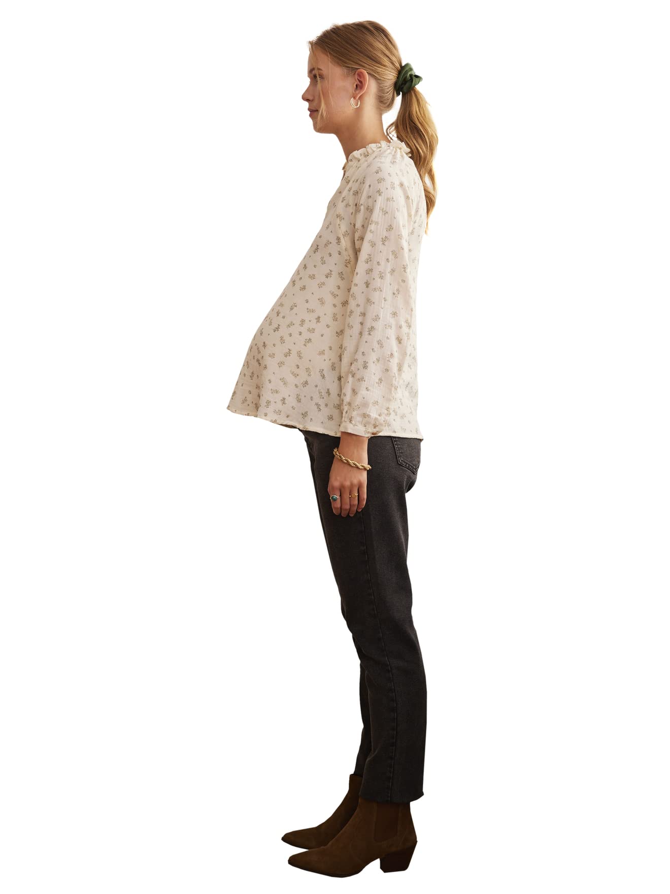 VERTBAUDET Blouse Gaze de Coton imprimé Grossesse et Allaitement