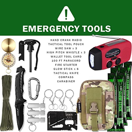 Everlit EKP 72 Hours 3 Day Earthquake Emergency Kit Bugout Go Bag Emergency Kit Survival Kit Backpack thumb #4