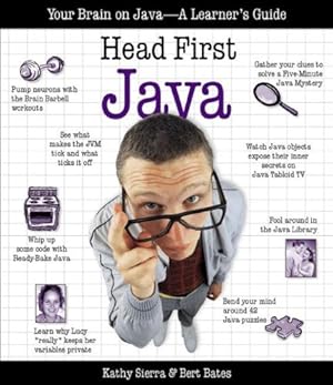 Book cover Head First Java: Your Brain on Java - A Learner's Guide