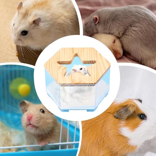 Recipiente Para Banho De Areia Para Hamster - Banheiro Transparente Para Hamster - Acessórios para A