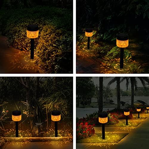 Lampada Solare Esterni, 4 Pezzi LED Luci Solari