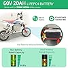 BtrPower 60V 20AH Ebike LiFePO4 Battery Pack with 50A BMS and 5A Fast Charger Fit for 1800W-350W Motor #4