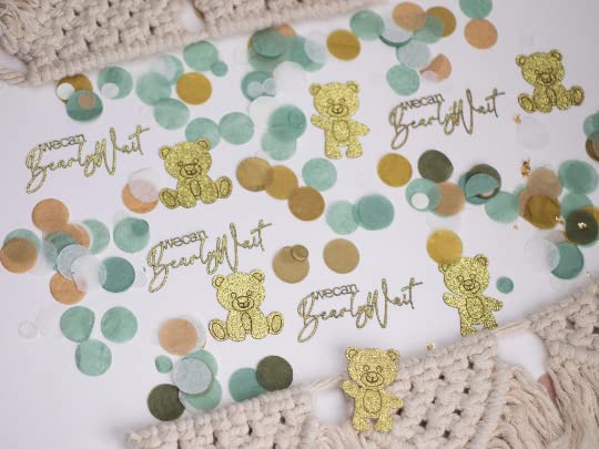 We Can Bearly Wait Baby Shower Decorations, Teddy Bear Baby Shower Decorations for Boy Or Girl, Gender Neutral