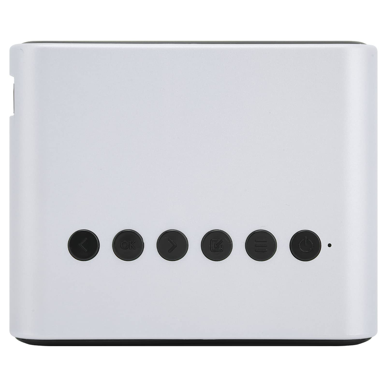 Mini Proiettore, Mini Proiettore Portatile, Proiettore per Telefoni Cellulari Home Theater per Proiezione su Schermo Proiettore Intelligente Ricaricabile per Viaggi (Giallo)