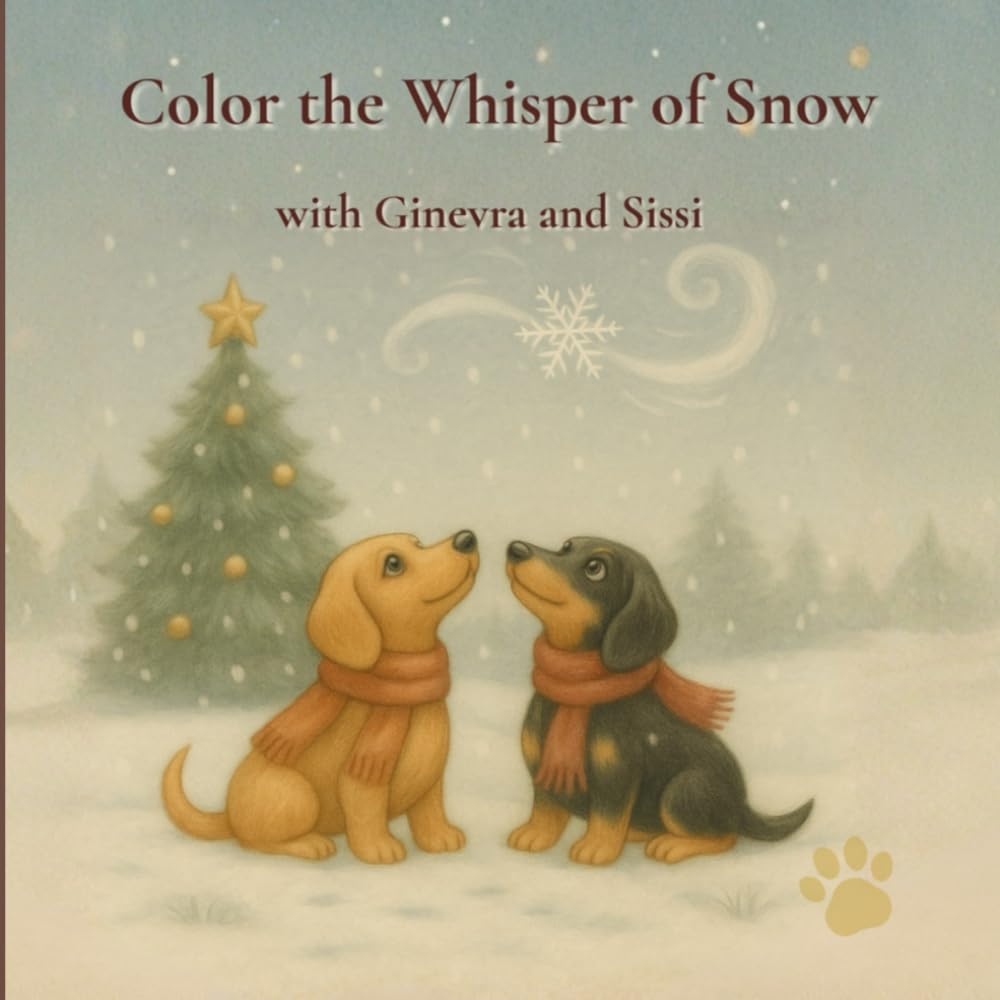 Color the Whisper of Snow with Ginevra and Sissi: A Gentle Snow-Themed Coloring Book for Kids (Ginevra and Sissi – The Seasons of the Heart (from the ... series “Le stagioni del cuore” by Michimare))