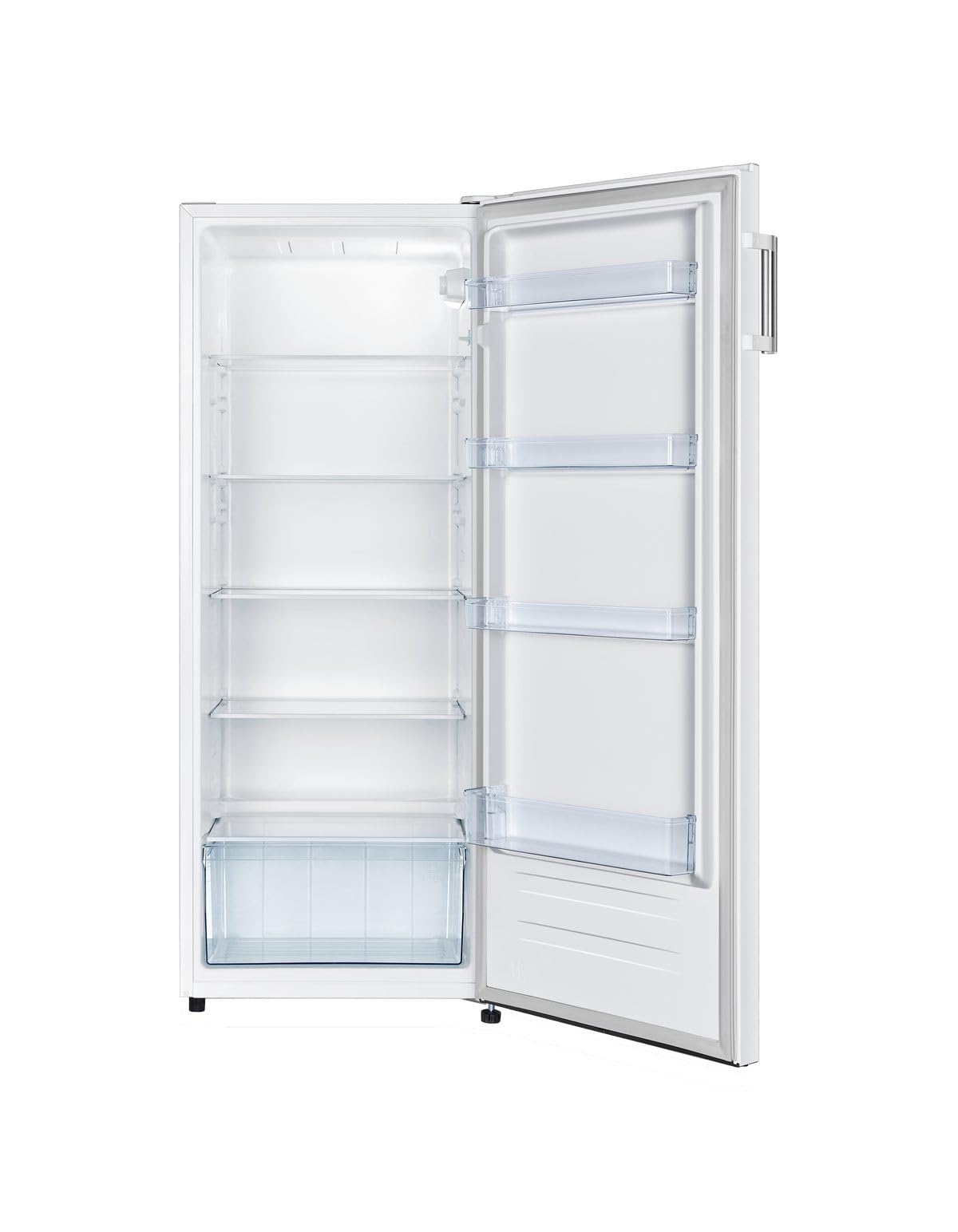 INFINITON Frigorifico Cooler CL-242L14BEC, 143 cm de Altura, E, 242 L, Puerta Reversible, Blanco, Tirador Exterior