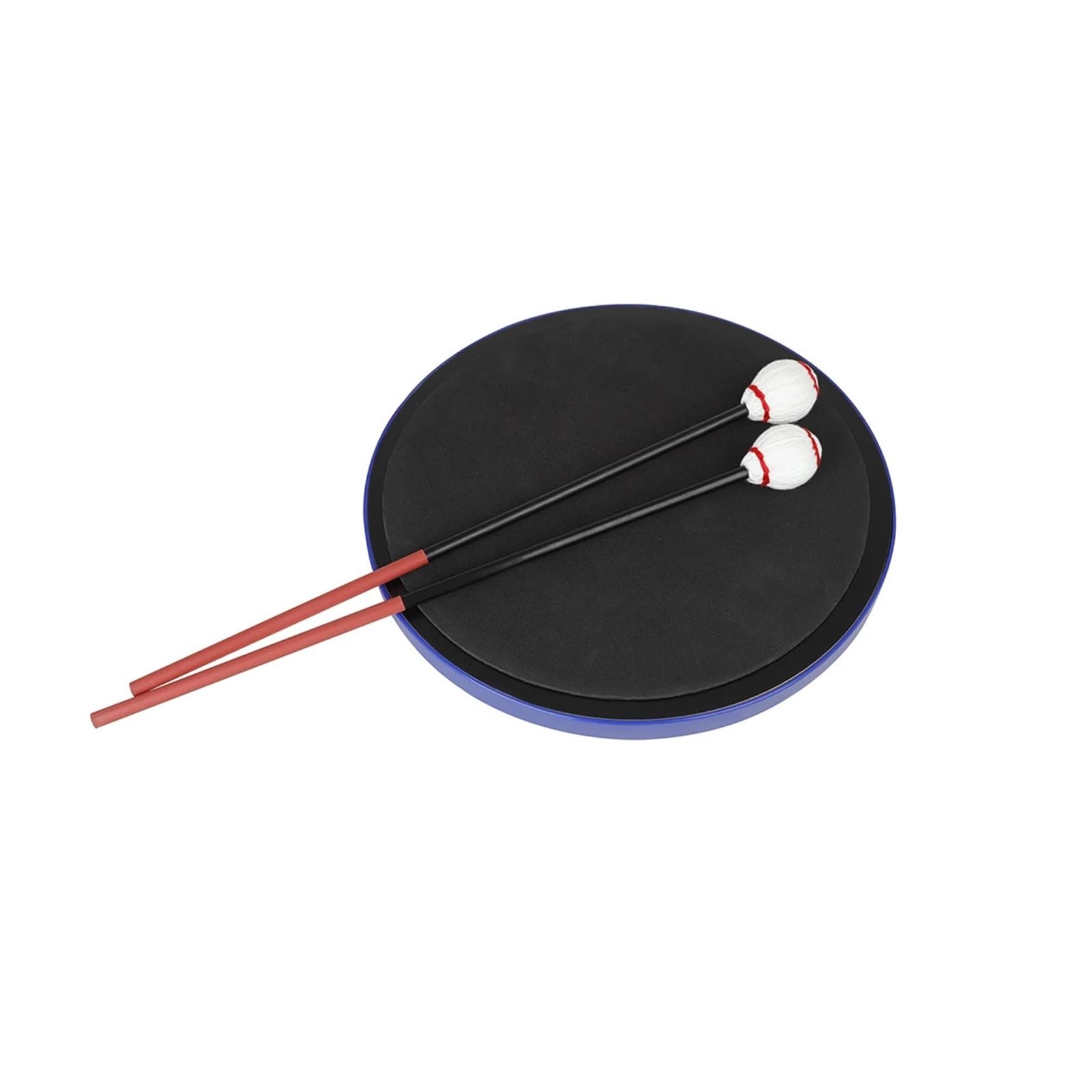 Marimba Mallets 1 par de palos Marimba con cabeza goma dura, mazos tambor, xilófono, instrumento percusión Piano, accesorios, martillo for jugar(Red)