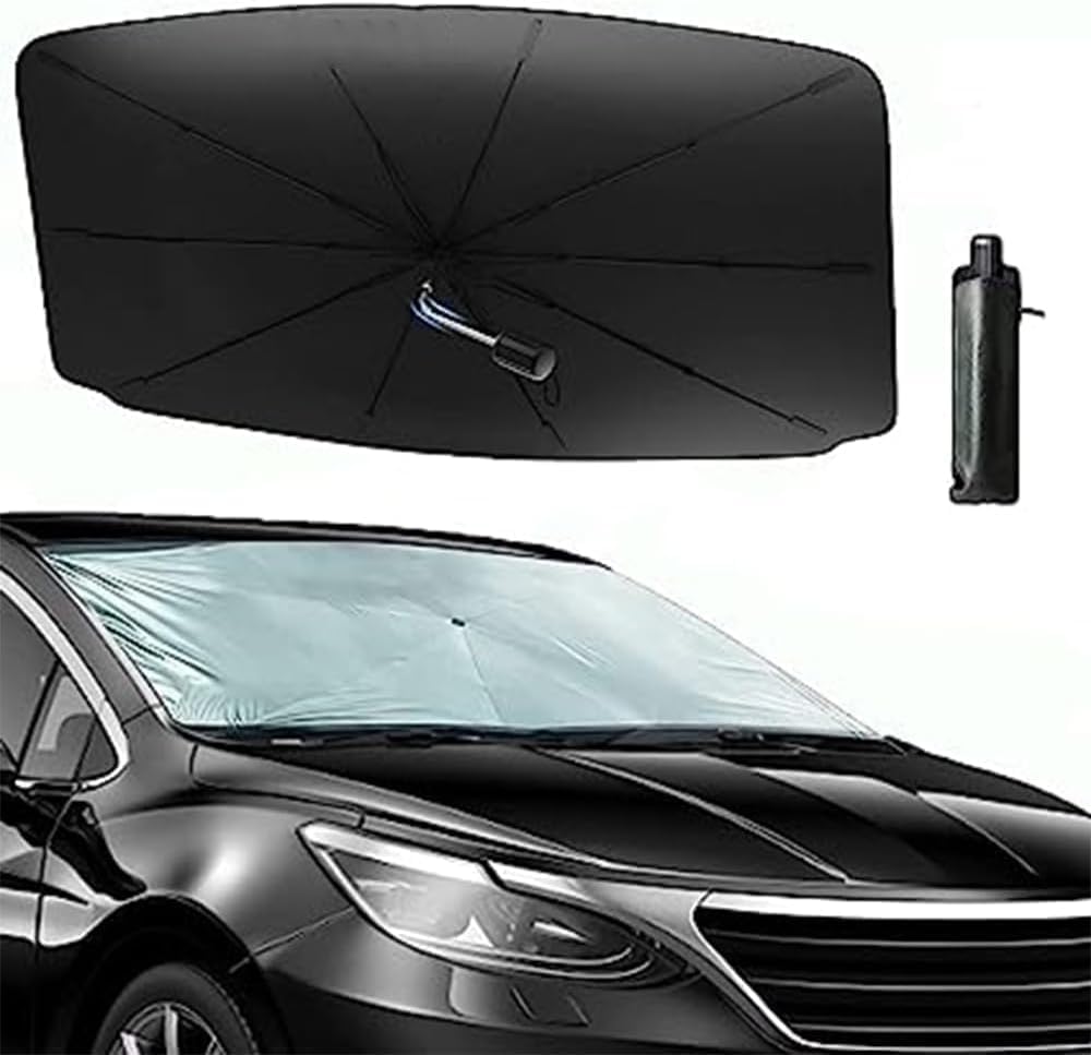 Parasol Coche Delantero Grande para Land Rover Freelander 2, Parasol Parabrisas Coche Plegable, Sombrilla, Protector con Anti UV Rayos