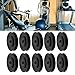 Topyond 10pcs 90mm Nylon Bearing Pulley Wheel Replace,Strong, Durable, and Noiseless for Gym Equipment, Garage Doors, Part Cable Merchine,Easy Installation