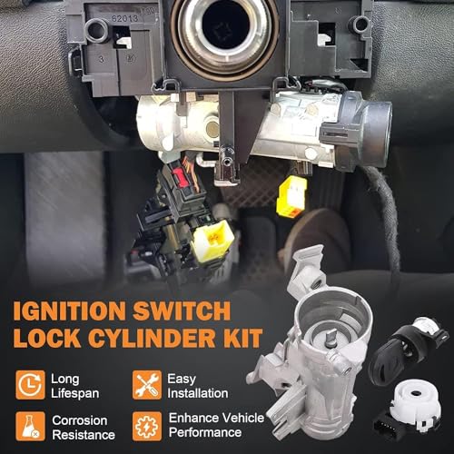 Bloqueo de dirección con cilindro de llave suave para arranque de Skoda Octavia 2