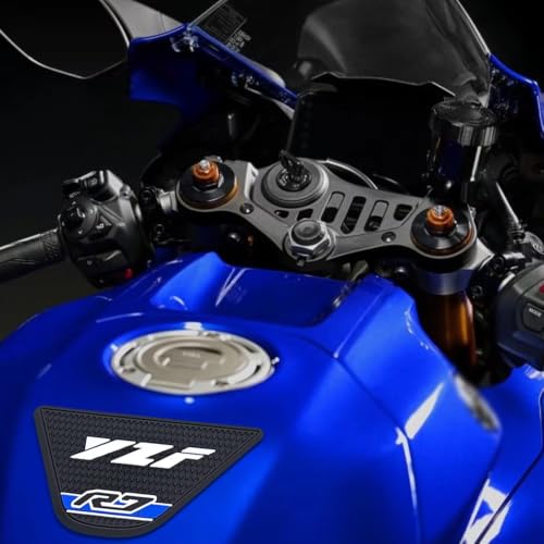 Image of for YZF-R7 yzfr7 2026 New Accessories Fuel Tank Anti-Slip Stickers Side Guards Knee Anti-Slip mats Protective Stickers 7-piece Set Rubber Fuel Tank Stickers Tank Pads Tank pad Gas (2026 Red)