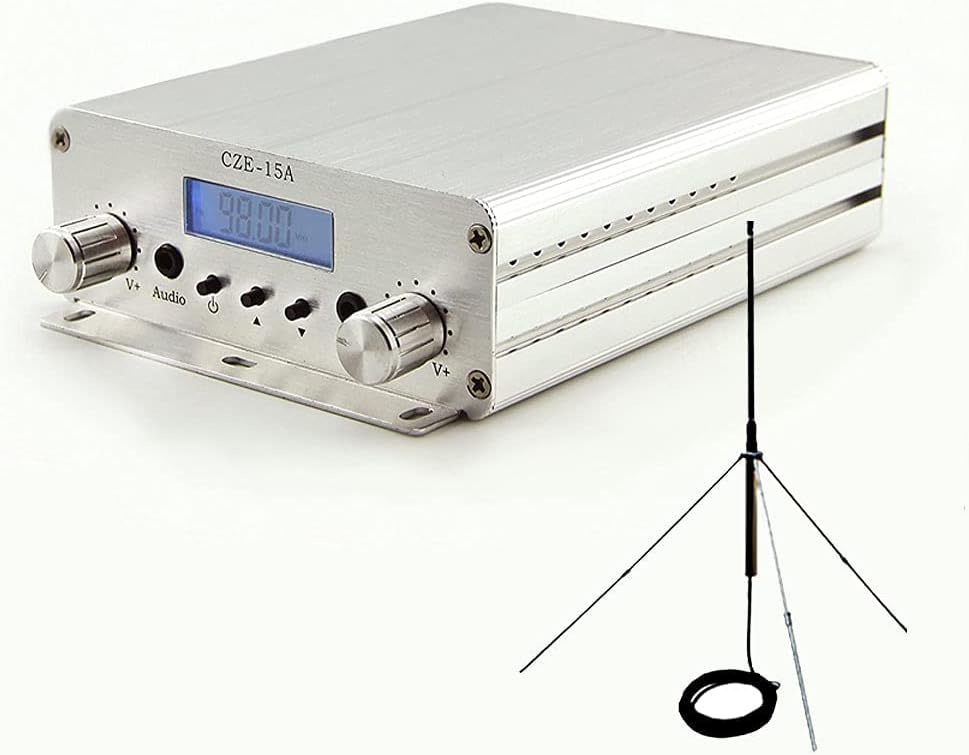 FM Transmitter, FM Broadcast Transmitter 50W Radio Station