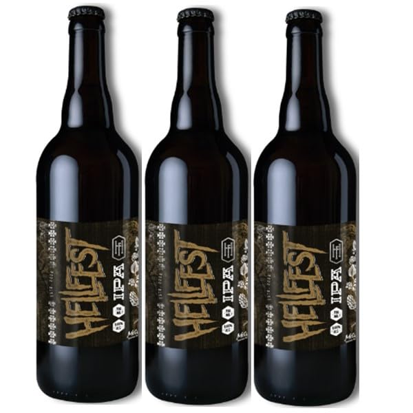 Hellfest bière Mélusine artisanal Vendéenne 6,6% IPA - 3 x 75cl.