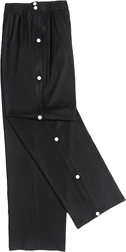 Miniatura 2 de Deyeek Pantalones de baloncesto para hombre, con abertura alta, botón a presión, casual, con bolsillos