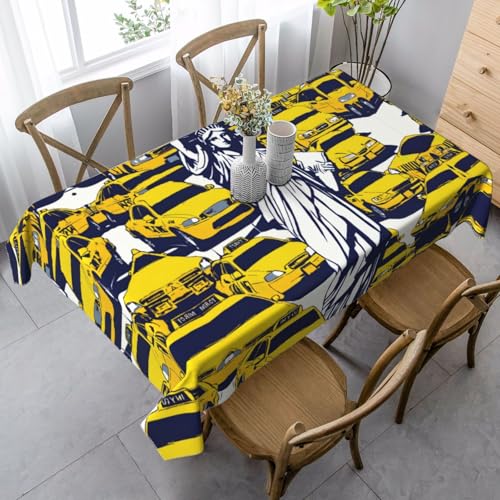 EdWal Nappe imprimée de la ville de New York, 140 x 89 cm, infroissable, décoration de table...