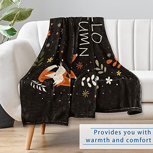 Couverture douce et chaude Hello Autumn : le cadeau idéal pour cocooner à la maison
