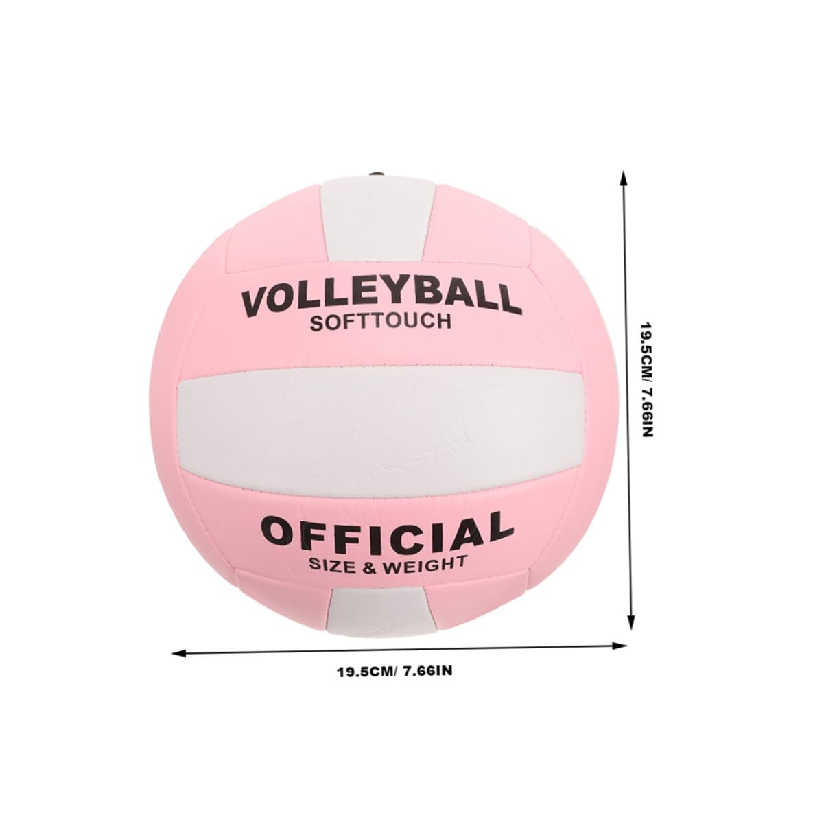 Balón de Voleibol de Interior para Entrenamiento y Partidos, Material PU Flexible, Paquete de 2 Piezas para Jugadores de Nivel Escolar Intermedio