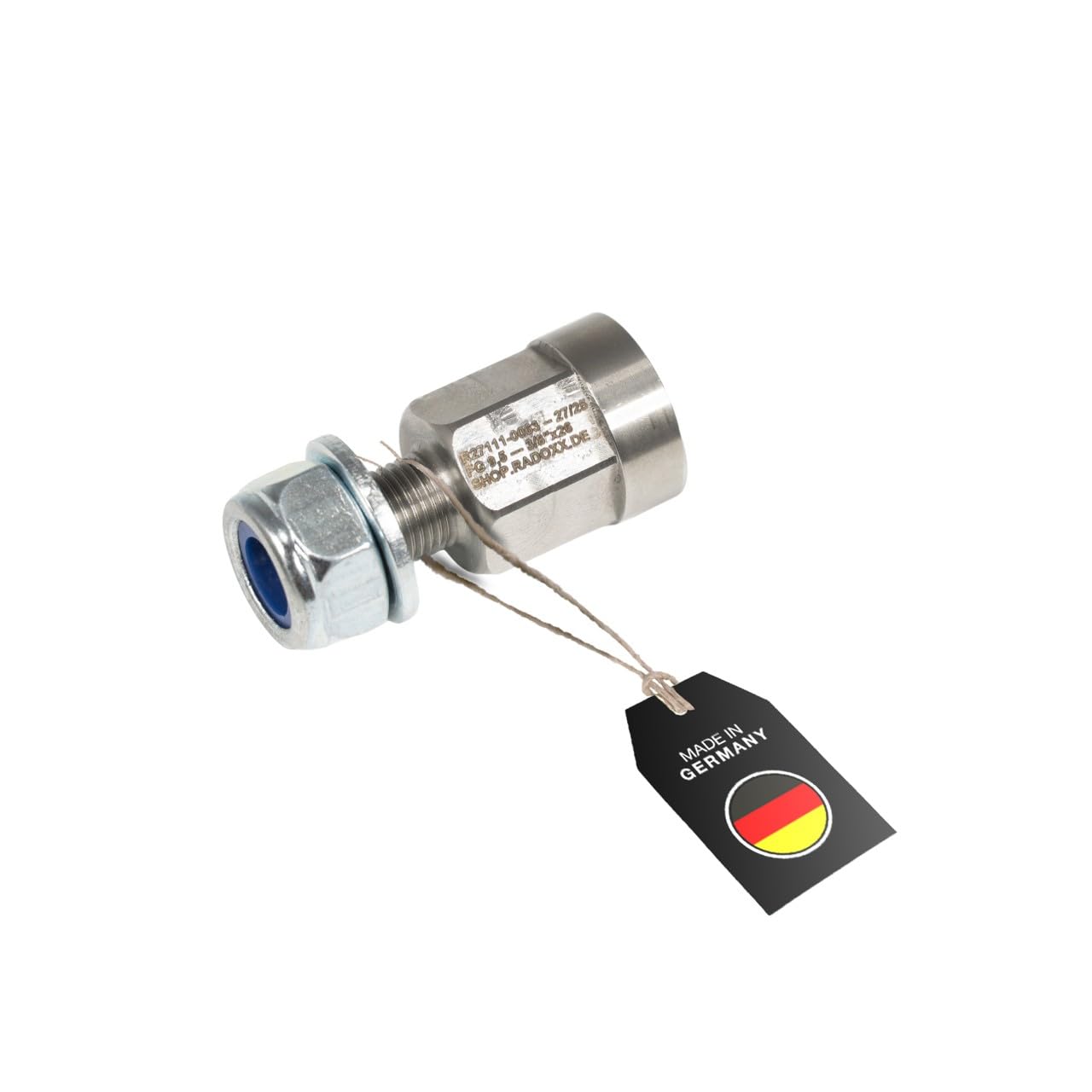 TRAILERAXXLE - Full Axle Adaptor for Bicycle Trailer Thread M12 x 1.25